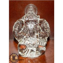 CRYSTAL GANESH INDIAN DEITY FIGURINE