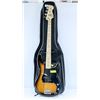 Image 1 : SQUIRE BLACK/SUNBURST ELECTRIC BASS GUITAR WITH