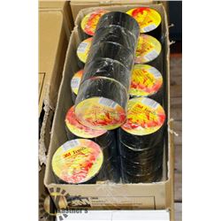 CASE WITH 50 ROLLS OF EXTRA THICK 3M ELECTRICAL