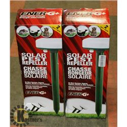 LOT OF 2 ENER-G SOLAR PEST REPELLER