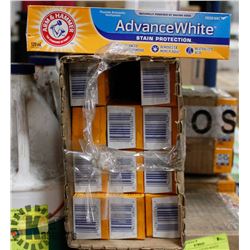 CASE OF 12 ADVANCED WHITE ARM&HAMMER TOOTHPASTE