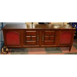 GRUNDIG CONSOLE STEREO WITH RECORD PLAYER