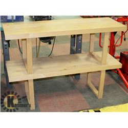 MULTI PURPOSE 2 TIER SHELF, 44.5"X15"X31".