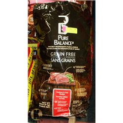 PURE BALANCE GRAIN FREE FORMULA DOG FOOD 20LBS,