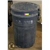 Image 1 : LOT OF 2 PLASTIC GARBAGE CANS