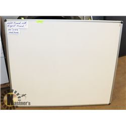 WHITE BOARD WITH MAGNET BOARD 48"X52"
