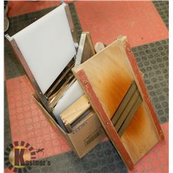 BOX OF ASSORTED CABBAGE CUTTERS