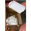 Image 1 : BOX  OF FIREKING AND CORNINGWARE BAKEWARE