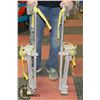 Image 1 : PAIR OF ALUMINUM PAINTERS STILTS