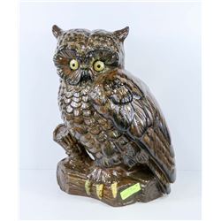 ARTIST HAND PAINTED OWL APPROX 2FT.