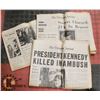 Image 1 : SET OF ORIGINAL JOHN F. KENNEDY ASSASSINATION