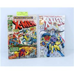 LOT OF 2 XMEN COLLECTORS COMICS - KING SIZE ISSUE