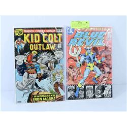LOT OF 2 COLLECTOR COMICS - #1 BLUE DEVIL & #206