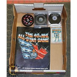 LOT OF HOCKEY COLLECTIBLES INCL SIGNED GRETZKY