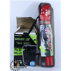 SPORT SHELTER OUTDOOR SCREEN TENT AND BUG CATCHER.