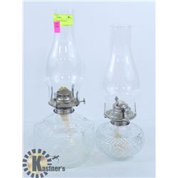 PAIR OF ANTIQUE KEROSENE LANTERNS