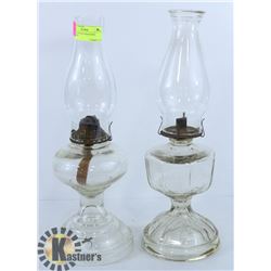PAIR OF ANTIQUE KEROSENE LANTERNS