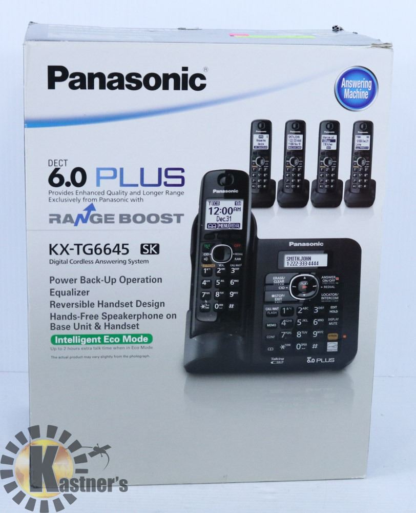 PANASONIC 5 HANDSET HOME CORDLESS HOME PHONE