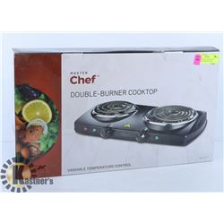 MASTERCHEF COUNTERTOP ELECTRIC RANGE W/ DUAL