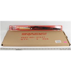 CASE OF 5 NEW RALLY 21" WIPER BLADES
