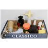 Image 1 : BOX W/ VINTAGE AVON PERFUME BOTTLES