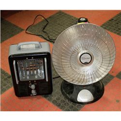 LOT OF 2 CERAMIC HEATER