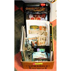BOX OF MISCELLANEOUS POP CULTURE COLLECTIBLES