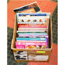 BOX W/14 COMPANY'S COMING COOKBOOKS