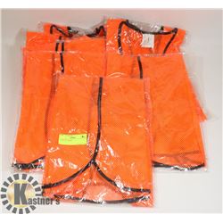 6 SAFETY VESTS