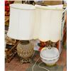Image 1 : SET OF TWO TABLE TOP LAMPS VINTAGE WITH DESIGNER