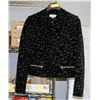 Image 1 : LADIES BLACK CALVIN KLEIN JACKET - SIZE 10 -