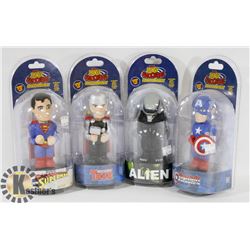 LOT OF 4 BODY KNOCKERS FIGURES -