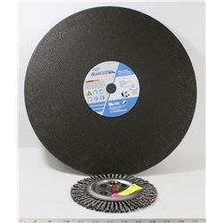 9000 RPM GRINDER BRUSH WITH 2 RAIL CUT