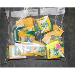 BAG OF CRAYOLA CHALK.