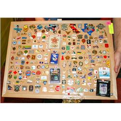 200+ LAPEL PINS INCL US FAST PITCH, MILITARY,