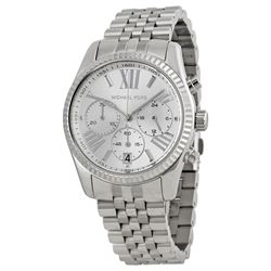 NEW MICHAEL KORS NEW LEXINGTON TRIPLE CHRONO WATCH MSRP $346