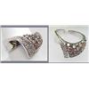 Image 1 : Diamond ring with white and cognac diam