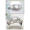 Image 1 : Three stone diamond ring 2ctw SI, SI2  