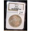 Image 1 : 1880-S Morgan Silver Dollar  NGC  MS 65