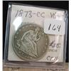 Image 1 : 1873-CC Seated Liberty Half Dollar  VG+