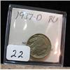 Image 1 : 1937-D Buffalo Nickel  BU