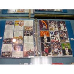 Album of (87) Sports Trading Cards - Ew