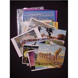 (50) Mixed Picture Postcards