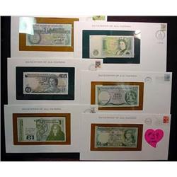 (6) Uncirculated British Banknotes - Je