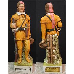 David Crockett figural decanter by Amer