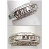 Image 1 : .50ctw baguette and round diamond band 
