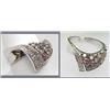 Image 1 : Diamond ring with white and cognac diam