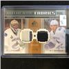 Image 1 : AUTHENTIC FABRICS DUAL LUONGO/ KESLER GAME USED PATCHES