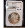 Image 1 : 1883-CC Morgan Silver Dollar  NGC  MS 6