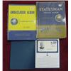 Image 1 : (2) Harris Stamp Albums w/ Some Stamps 